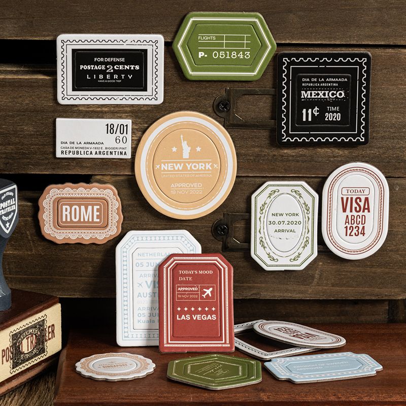 📦INNO INK Label Notes Series Boxed Stickers – 3D Creative Organization & Customizable Labeling with Tearable Borders for Easy Use 🌟