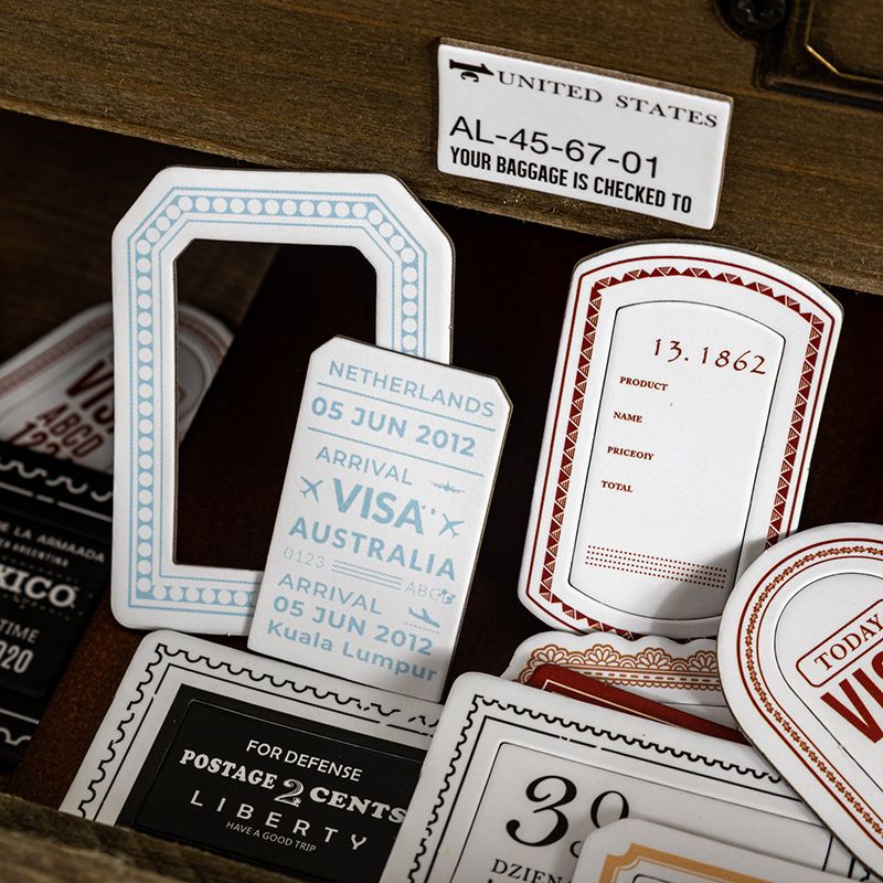 📦INNO INK Label Notes Series Boxed Stickers – 3D Creative Organization & Customizable Labeling with Tearable Borders for Easy Use 🌟