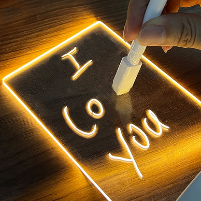 ✨ Creative USB Message Board Lamp – Light Up Your Space with a Warm LED Glow & Customizable Fun! ✨