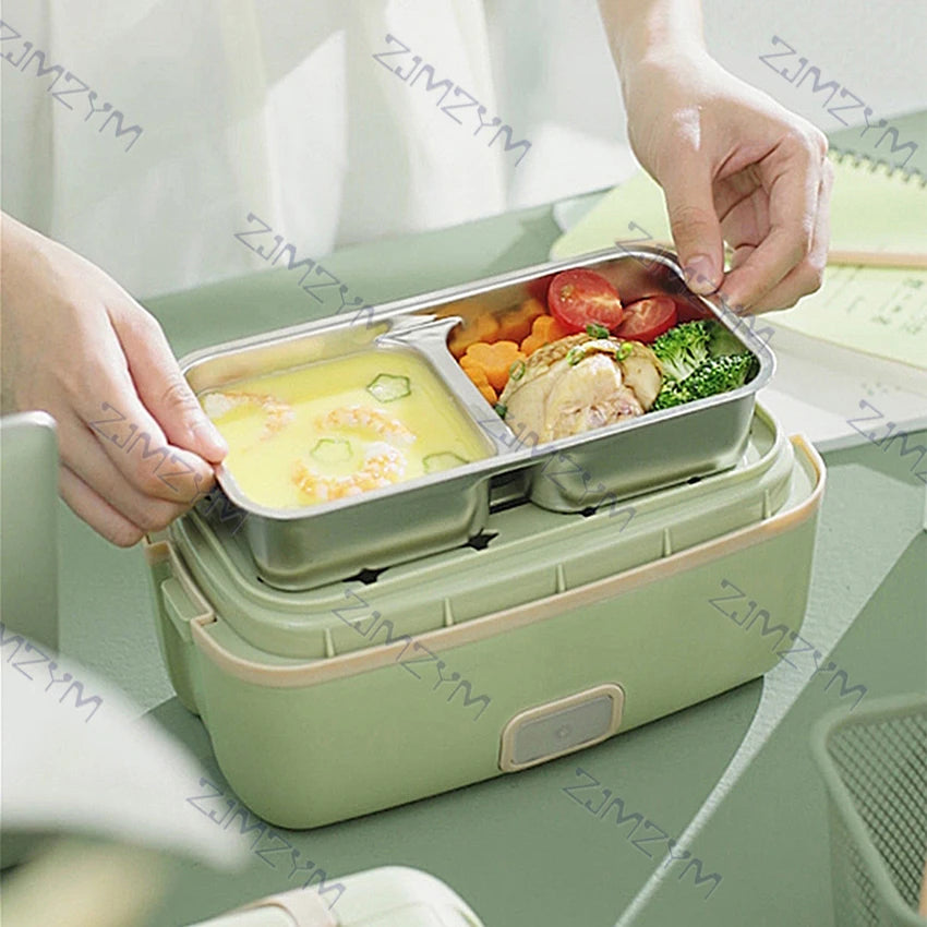 MealMate Electric Lunch Box – Enjoy Hot, Fresh Meals Anytime, Anywhere! 🔥🍴