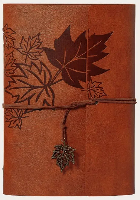 A7/A6/A5 Vintage Leather Bound Journal – Perfect Travel Diary, Notes & Sketchbook ✍️📖