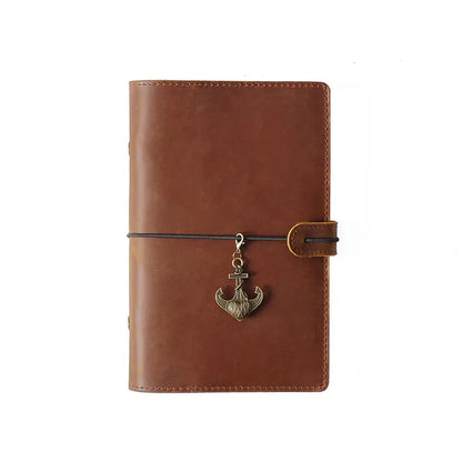 Luxury Leather Loose-leaf Notebook – Premium Cowhide Cover & Customizable Pages for Ultimate Organization 📖✨