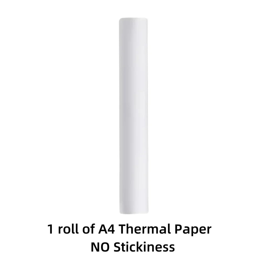 📜 A4 Thermal Paper Rolls | 1/3/5 Pack | 210×30mm | Ink-Free, High-Quality Printing for A40/X8 Wireless Printers! 🔥