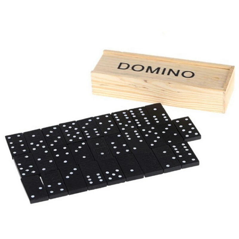 🎲 28 Pcs Wooden Domino Board Game Set – Fun & Educational Travel Toy for Kids, Enhances Hand-Eye Coordination, Number Recognition, and Creativity – Perfect Gift for Children, Family Game Night & Travel Entertainment! 🌟