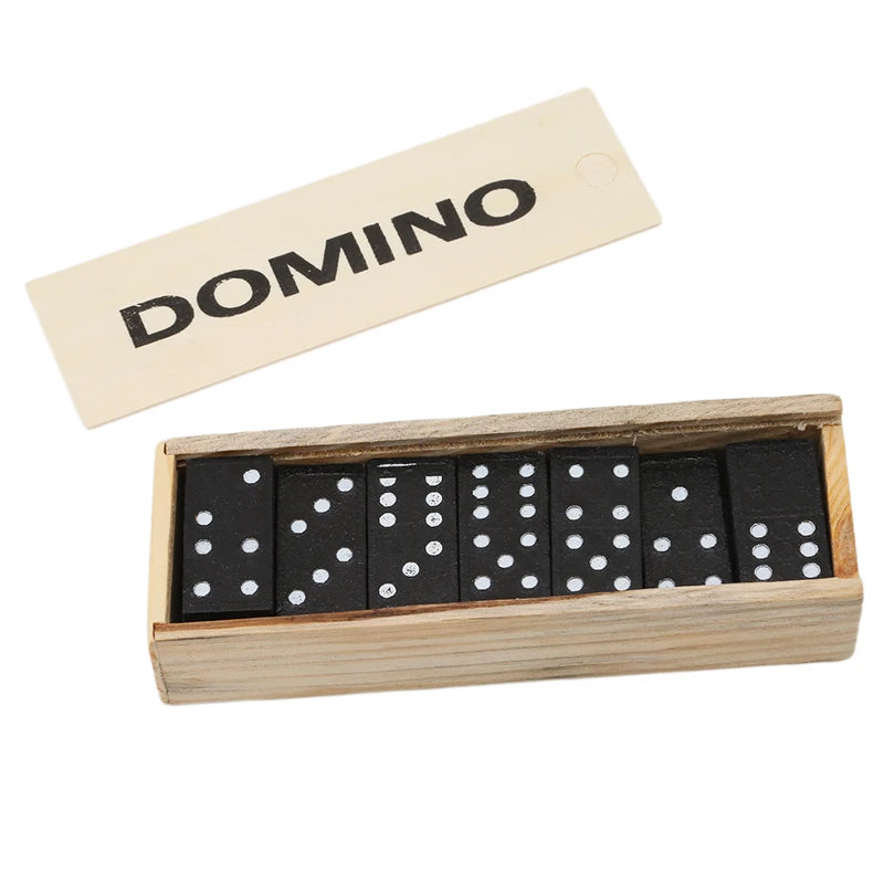 🎲 28 Pcs Wooden Domino Board Game Set – Fun & Educational Travel Toy for Kids, Enhances Hand-Eye Coordination, Number Recognition, and Creativity – Perfect Gift for Children, Family Game Night & Travel Entertainment! 🌟