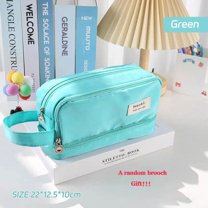 ✨ Multi-Function Pencil Case: Large Capacity, Durable Design & Stylish Storage for School, Travel & More! 🖊️👜