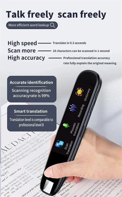 Senbossi A15S Portable Voice Translator – Effortless Multilingual Communication Anywhere 🌍🔊