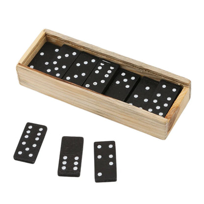 🎲 28 Pcs Wooden Domino Board Game Set – Fun & Educational Travel Toy for Kids, Enhances Hand-Eye Coordination, Number Recognition, and Creativity – Perfect Gift for Children, Family Game Night & Travel Entertainment! 🌟