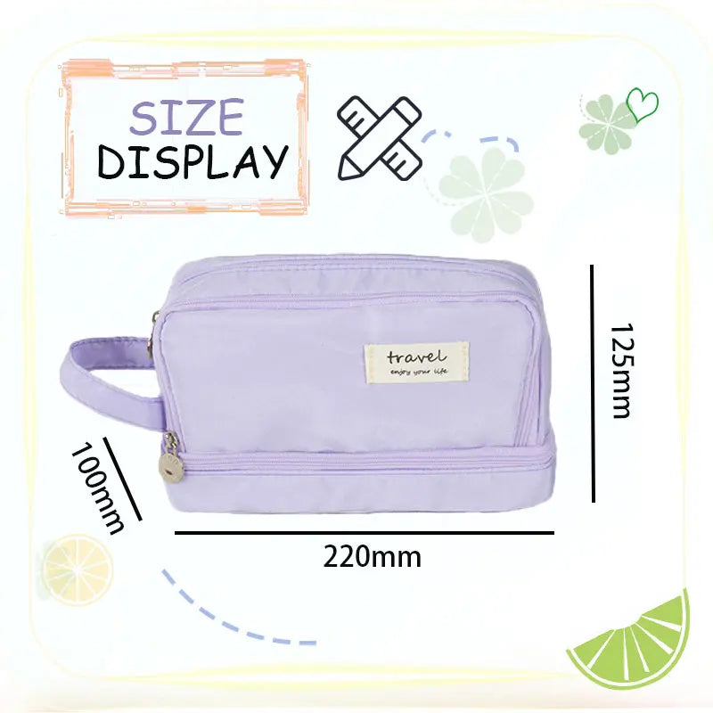 ✨ Multi-Function Pencil Case: Large Capacity, Durable Design & Stylish Storage for School, Travel & More! 🖊️👜