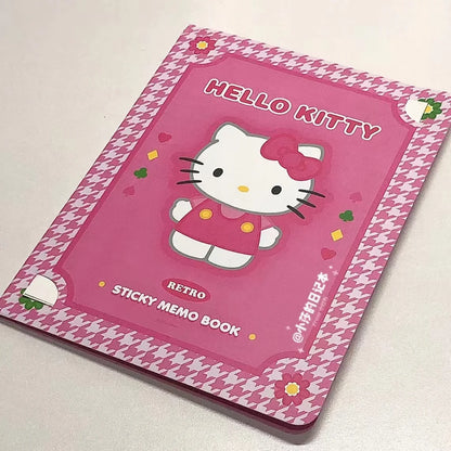 🌸 INNO INK Kawaii Sanrio Notebook Collection – Hello Kitty, My Melody, Kuromi, and Cinnamoroll Cute Paste Notepads for Students, Office Use, and Stationery Lovers! 📖🎀