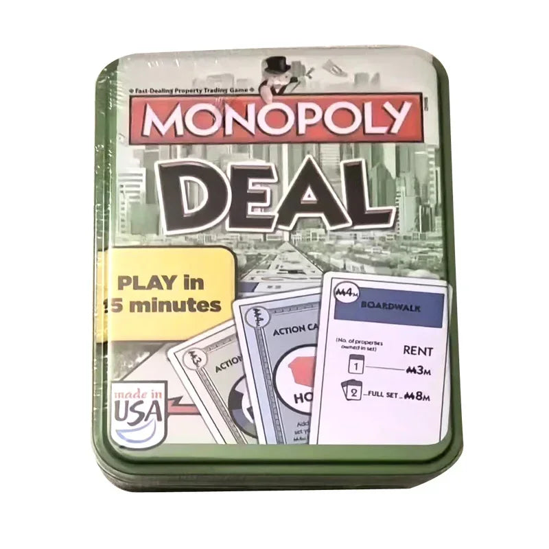 🎉 Monopoly Deal Card Game – Fast-Paced, Strategic Family Fun for 2-5 Players, Perfect for Game Nights, Parties, Birthdays, Christmas & Holiday Gatherings – Quick Play, Easy to Learn, Ultimate Battle of Properties & Action Cards! 🎲