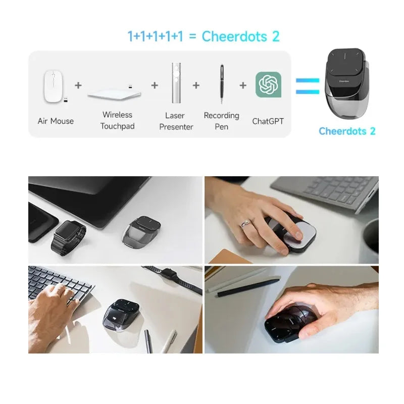 TouchVoice AI Mouse – Revolutionize Your Productivity with Smart Control & Voice Recording 🎤🖱️