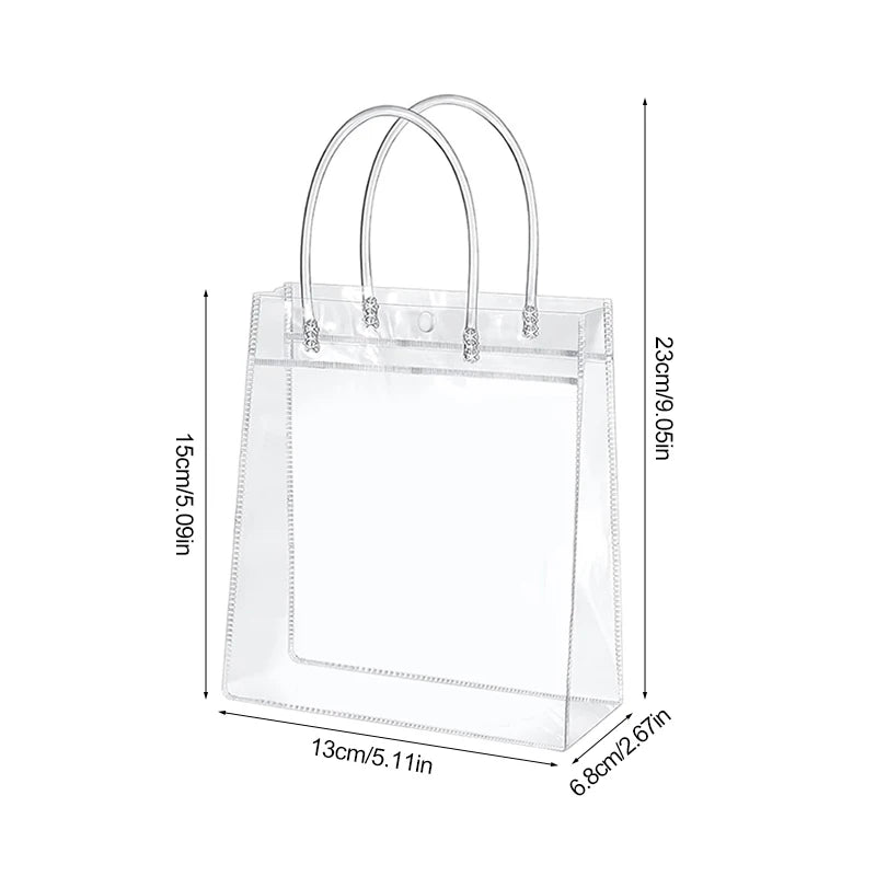 INNO INK Elegant Transparent Gift Bags with Handle: Perfect for Weddings, Birthdays & Special Occasions! 🎁✨