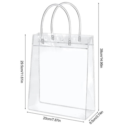 INNO INK Elegant Transparent Gift Bags with Handle: Perfect for Weddings, Birthdays & Special Occasions! 🎁✨