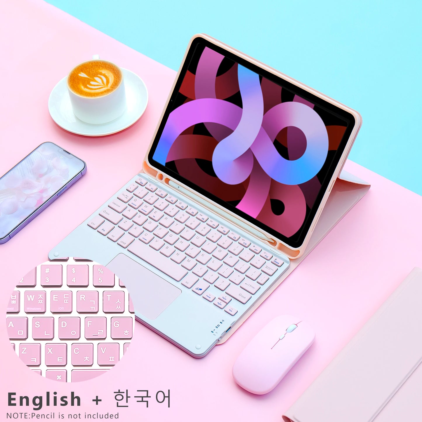 Dual Mode Bluetooth Keyboard & Mouse Combo – Effortless Connectivity & Seamless Productivity! 🖱️⌨️